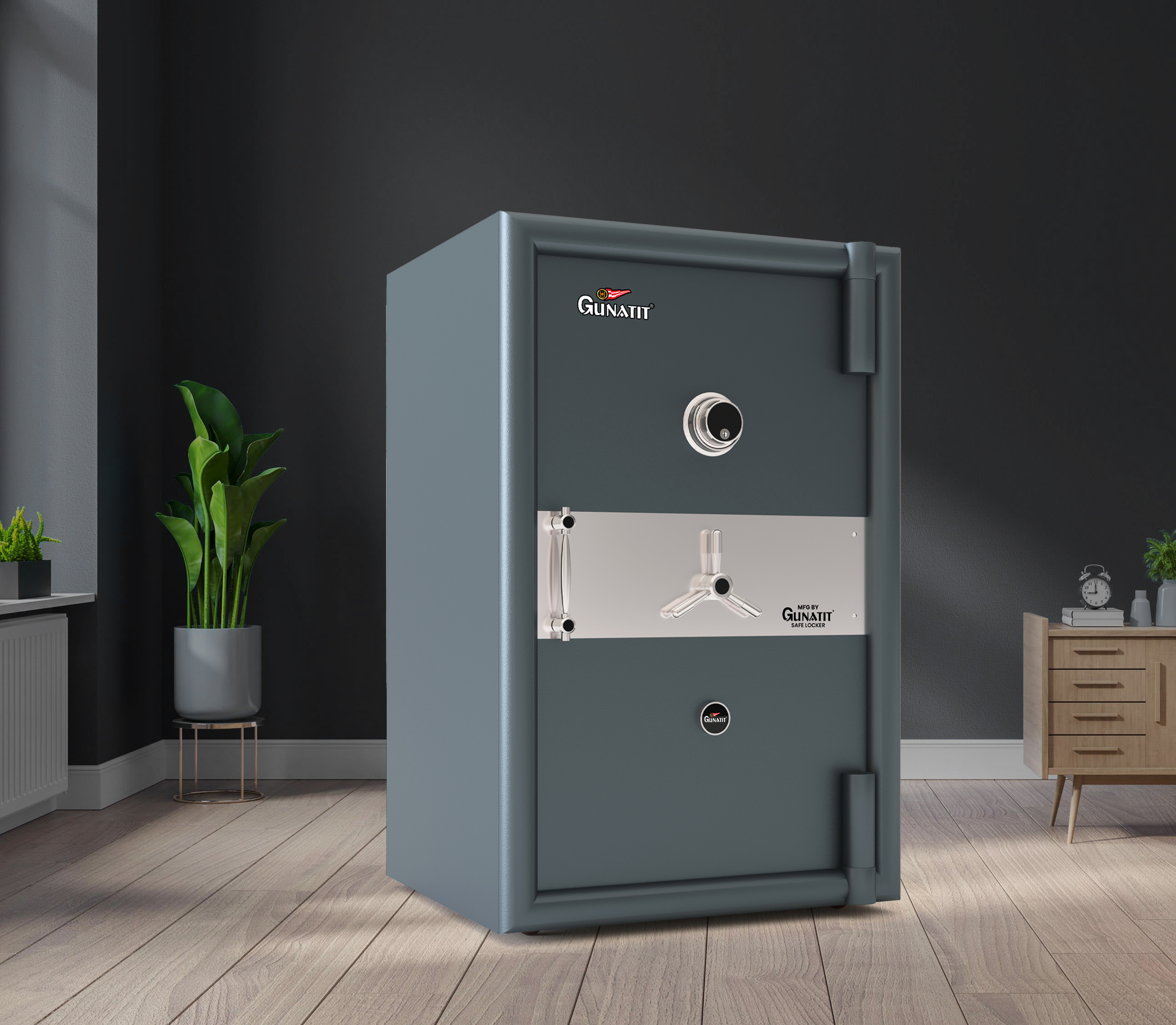 Safe King - 42 × 27 × 24" • 720kg - Gunatit Safe Lockers